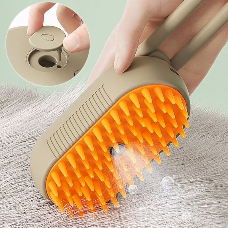 Cat Steam Brush Steamy Dog Brush 3-in-1 Elektrische Spray Kattenharen Borstels voor Massage, Huisdierverzorging Kam, Haarverwijdering Kammen, Huisdierproducten